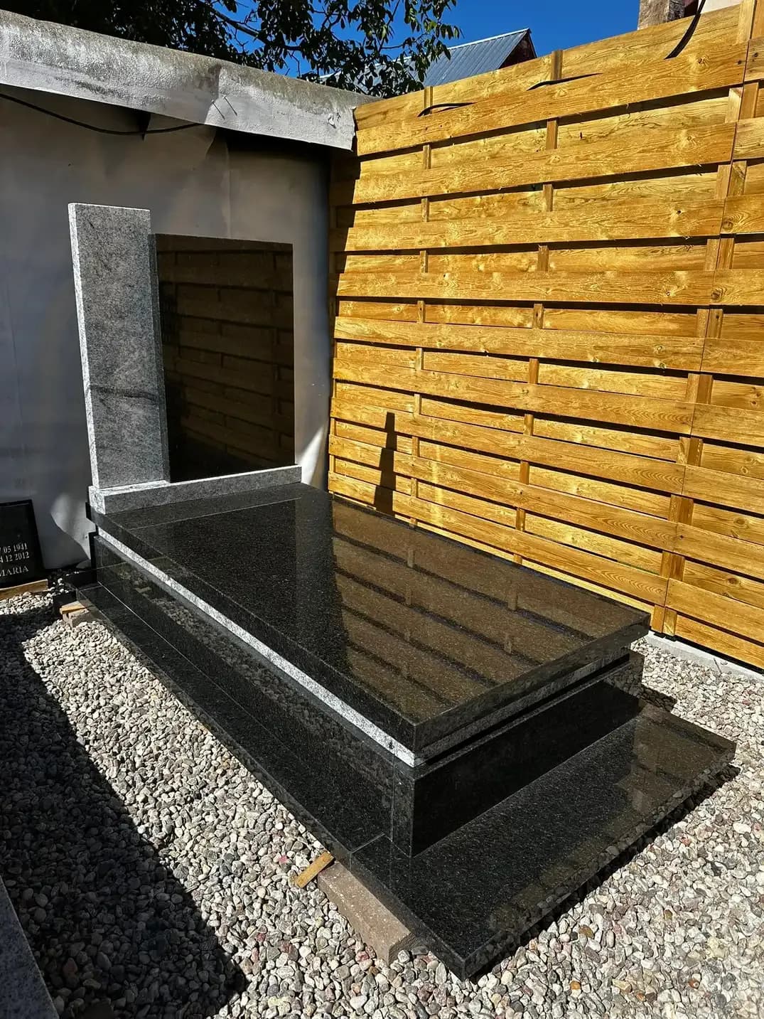 Nagrobek Granitowy Pojedynczy Black Pearl