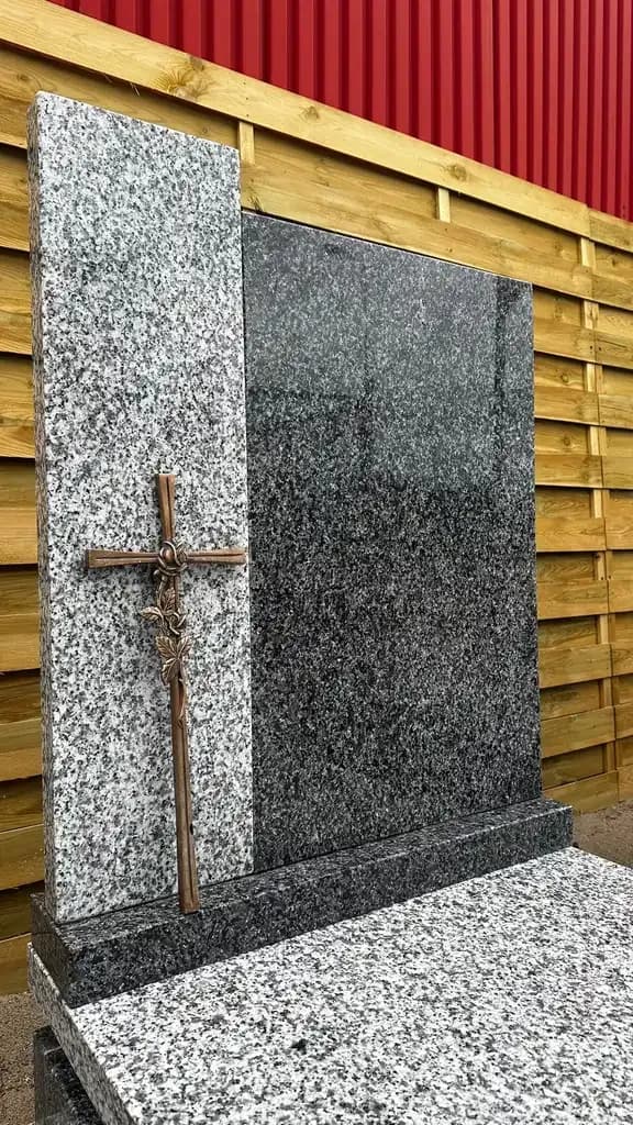 Nagrobek granitowy płyta