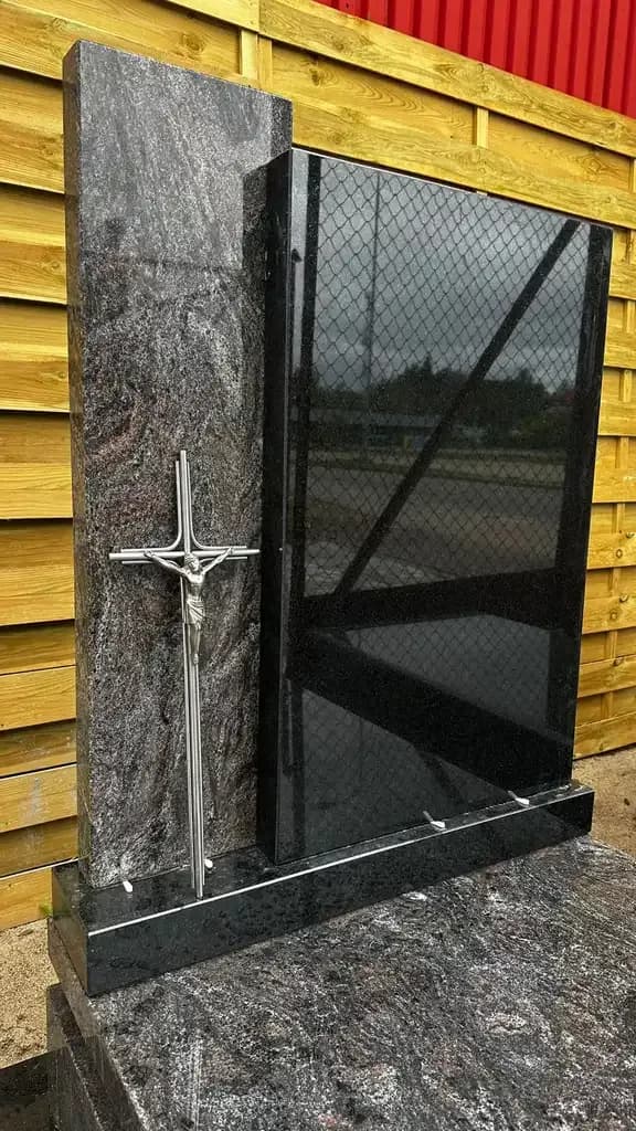 Nagrobek granitowy płyta