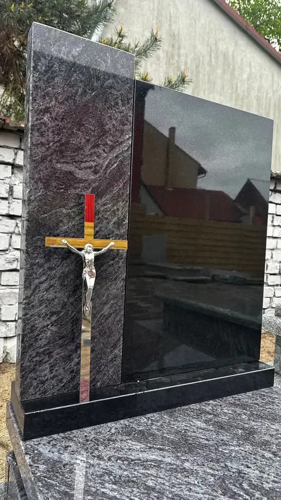 Nagrobek granitowy płyta