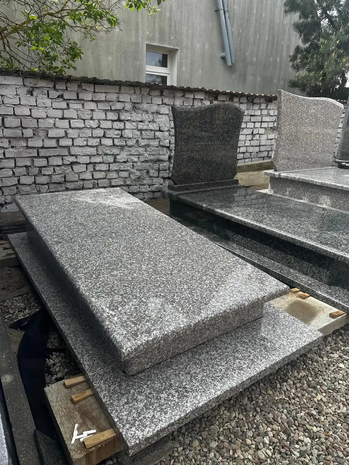 Sarkofag Granitowy Pojedynczy Brąz Królewski